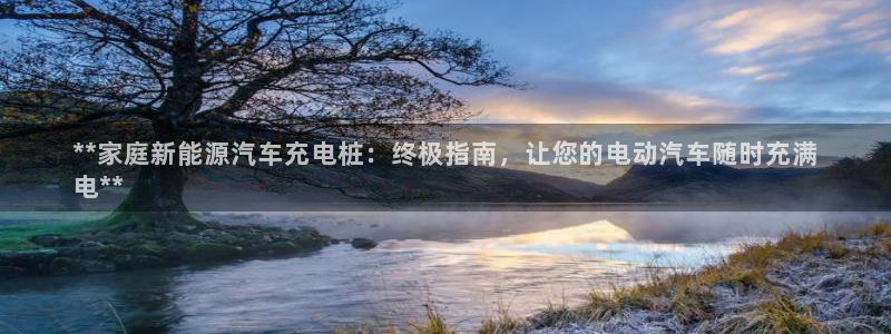威廉希尔中文网站是不是真的：**家庭新能源汽车充电桩：终极指南，让您的电动汽车随时充满
电**