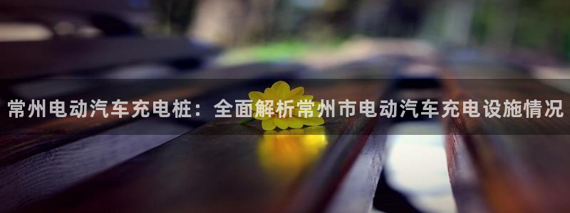 威廉希尔大小球技巧：常州电动汽车充电桩：全面解析常州市电动汽车充电设施情况