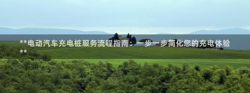 威廉希尔平台玩不给出款的问题：**电动汽车充电桩服务流程指南：一步一步简化您的充电体验
**