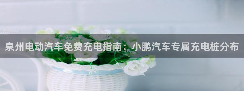 威廉官方旗舰店：泉州电动汽车免费充电指南：小鹏汽车专属充电桩分布